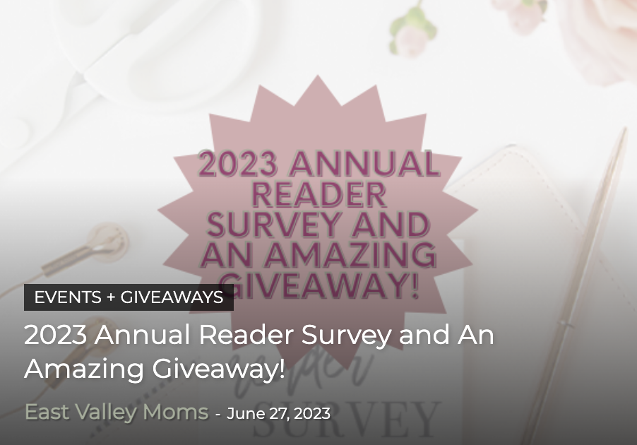 2023 Annual Reader Survey and An Amazing Giveaway!
